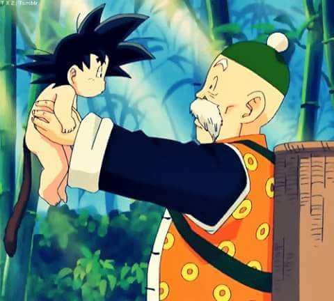 Goku llega ala tierra y gohan lo adopta | •Anime• Amino