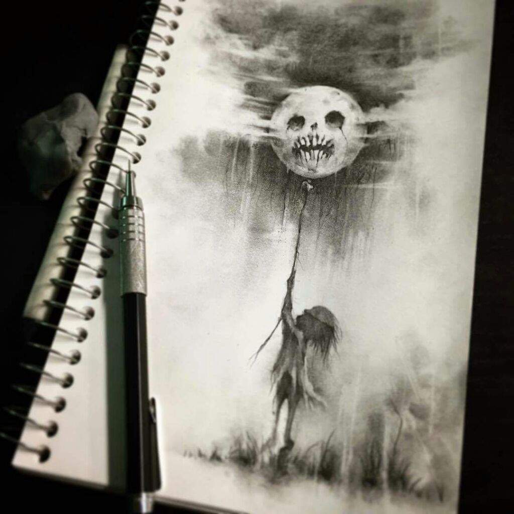 Cartoon Creepy Sketches To Draw for Kids