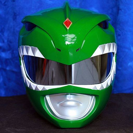 wearable green ranger helmet