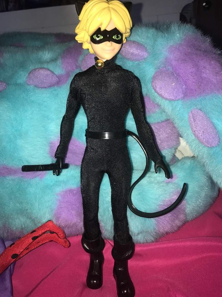 cat noir stuffed doll