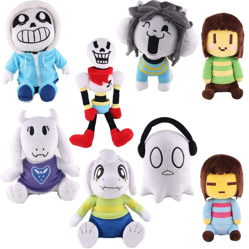 inside undertale plushies