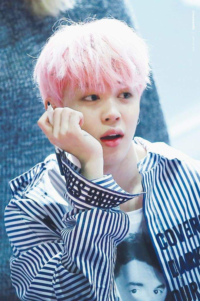 JIMIN PINK HAIR APPRECIATION POST Park Jimin Amino