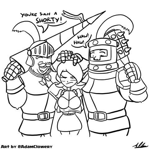 Clash Royale Lumberjack Pages Coloring Pages