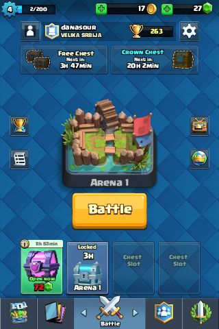 clash royale arena 1 magical chest