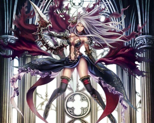 Anime demon woman