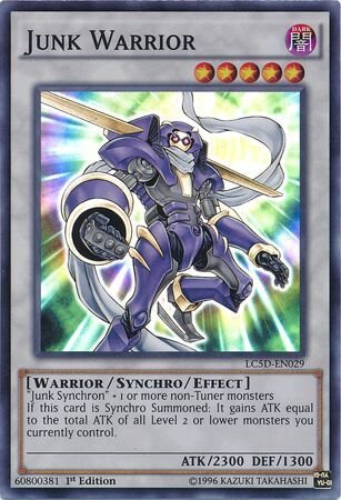 Junk Synchron Yugioh Card Genuine Yu-Gi-Oh Card