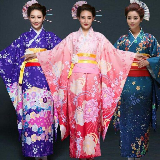 kimono em japonês