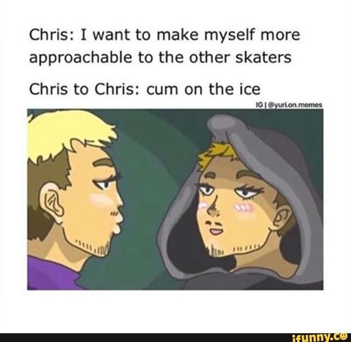 Chris meme | Yuri On Ice Amino