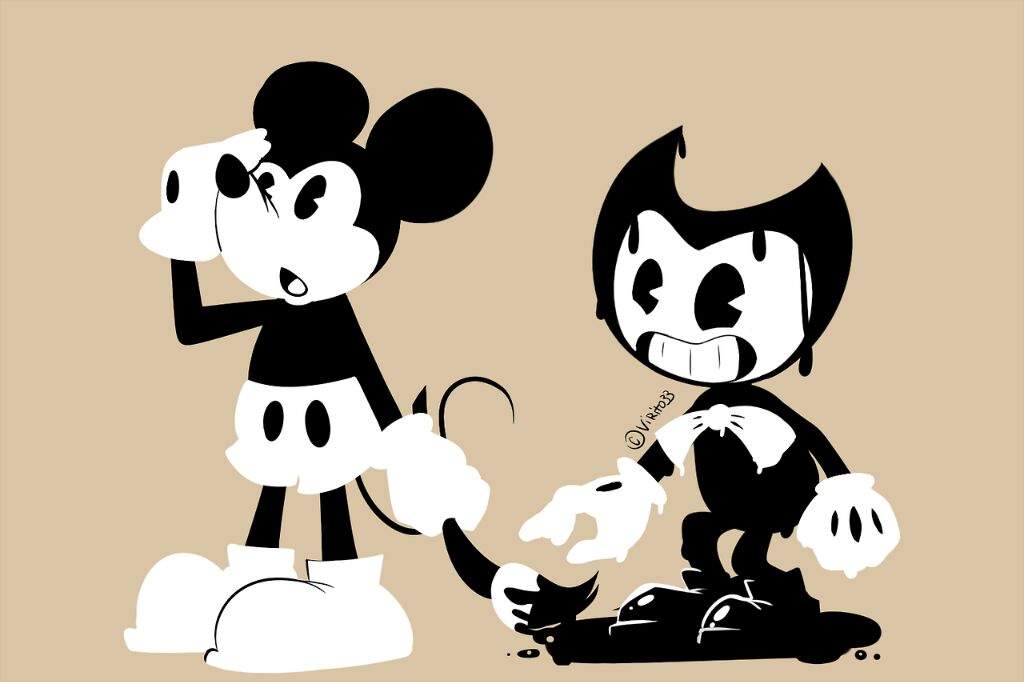 Bendy And Mickey Bendy And The Ink Machine Amino 