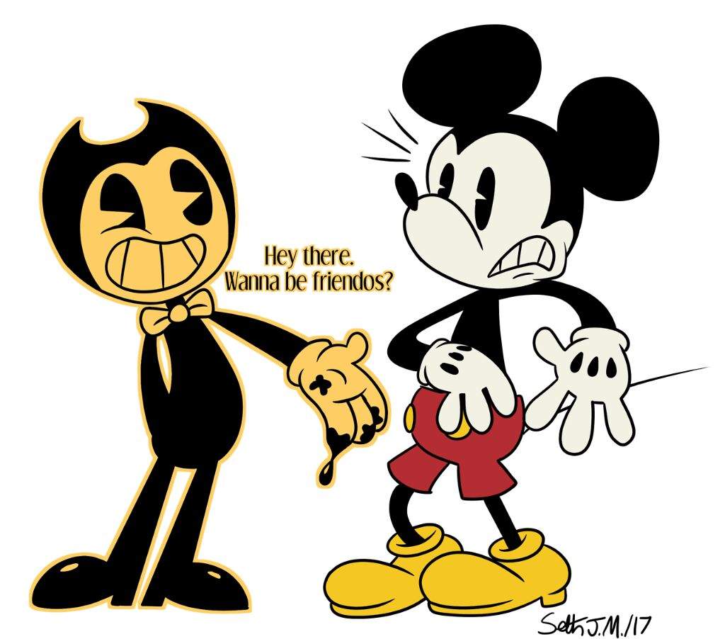Bendy And Mickey Bendy And The Ink Machine Amino 6958