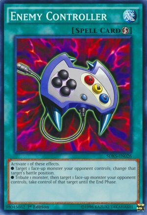 yugioh duel links enemy controller