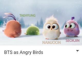 BTS as Angry Bird | ARMY's Amino