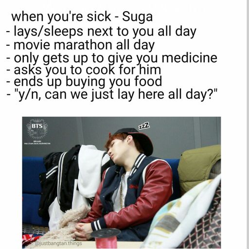 BTS Suga - When You're Sick Imagine | ARMY's Amino