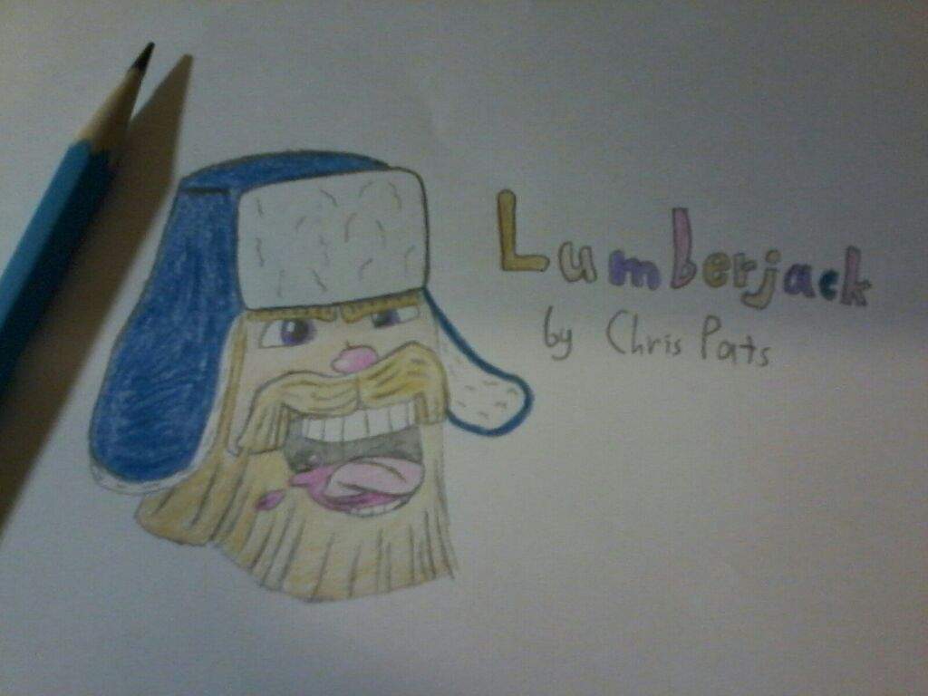 A drawing of the Lumberjack! | Clash Royale Amino