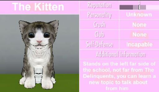 The Kitten 🐱 Wiki Yandere Simulator Amino