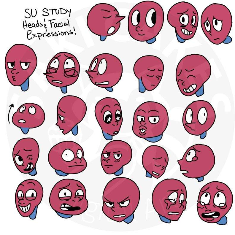 SU Faces and Body types Study pt. 1 Steven Universe Amino
