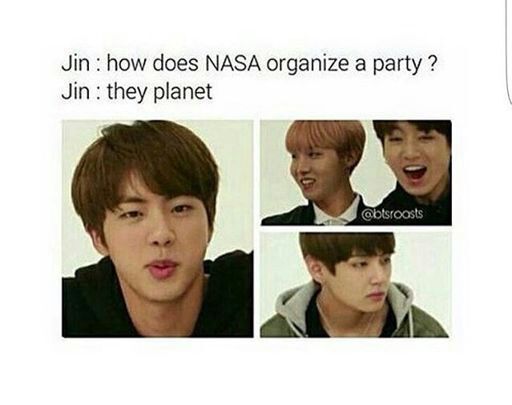 Jin's Dad Jokes | ARMY's Amino