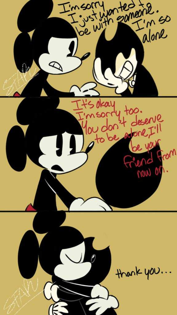 Stars Mickey Meets Bendy Bendy And The Ink Machine Amino 9880