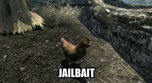 killing chickens in skyrim