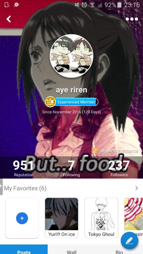 Anime Amino Reputation