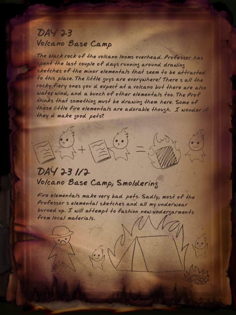 Volcano Writing Paper