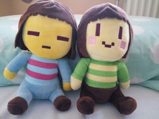 undertale frisk and chara plush