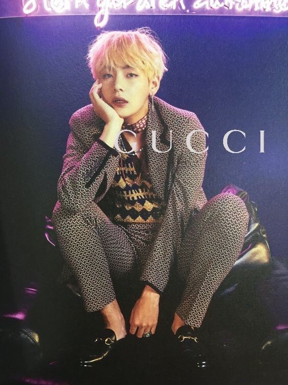 TAEHYUNG AS A GUCCI MODEL | ARMY's Amino