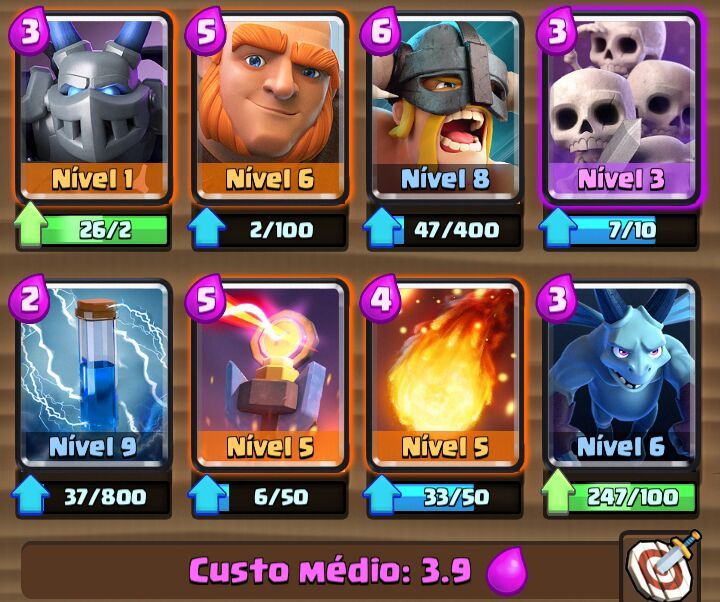Deck de Gigante - Clash Royale Deck de Gigante - Clash Royale
