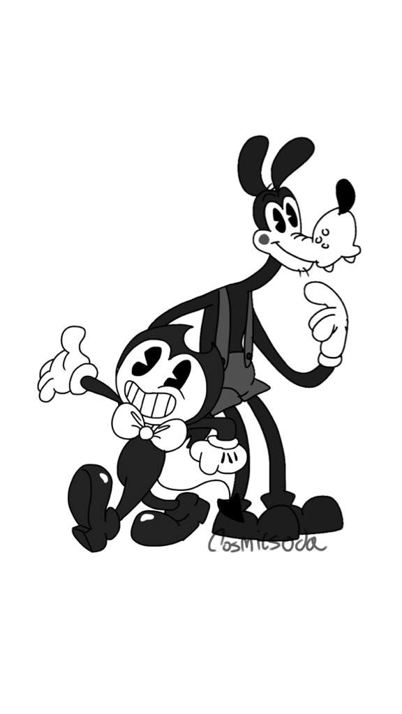 bendy and the ink machine coloring pages boris