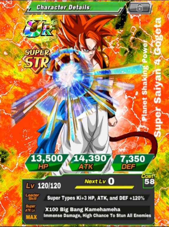 gogeta ssj4 dokkan battle