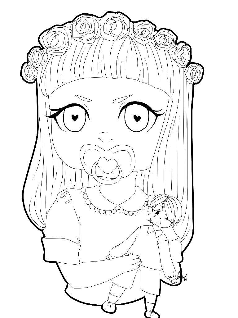 Melanie Martinez Coloring Pages Coloring Pages