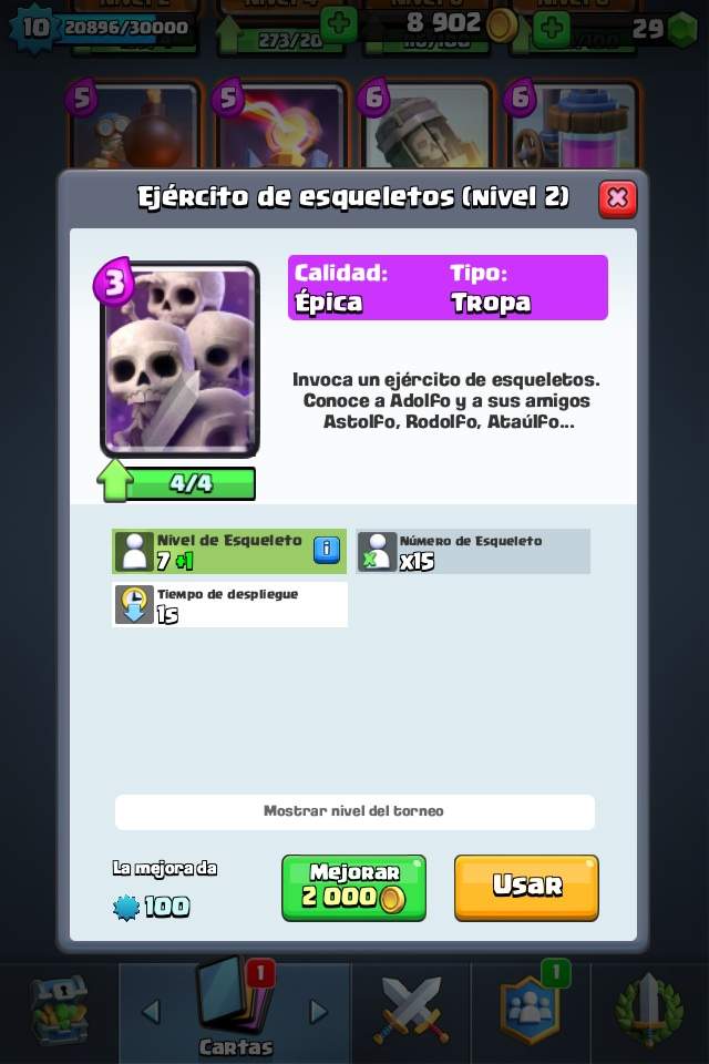 Top Cartas Mas Usadas De Clash Royale Clash Royale Amino Amino