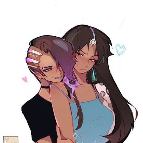 Sombra X Symmetra Shipoftheday Overwatch Amino