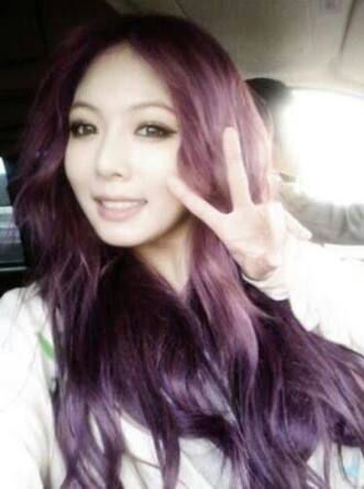 Tag Dia 5 Idol Cabelo Roxo Kpop Amino