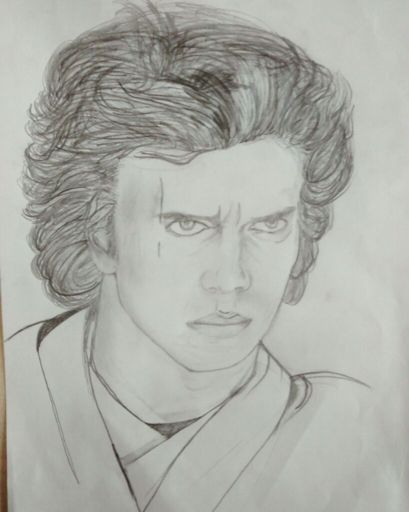 Mi Dibujo De Anakin Skywalker 