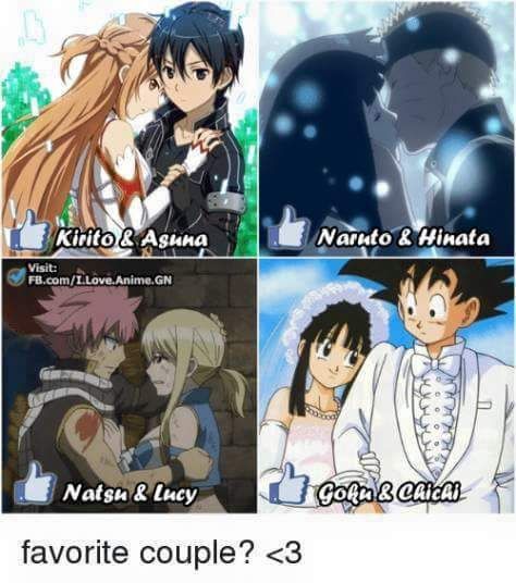 Favorite Couple Anime Amino