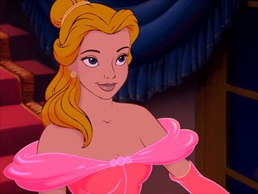 disney princess with blonde hair and brown eyes