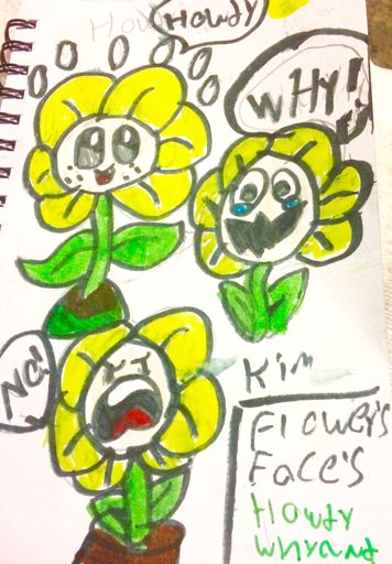 Floweys Many Faces Undertale Amino