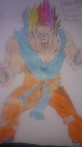 Ssj Rainbow Goku Dragonballz Amino 