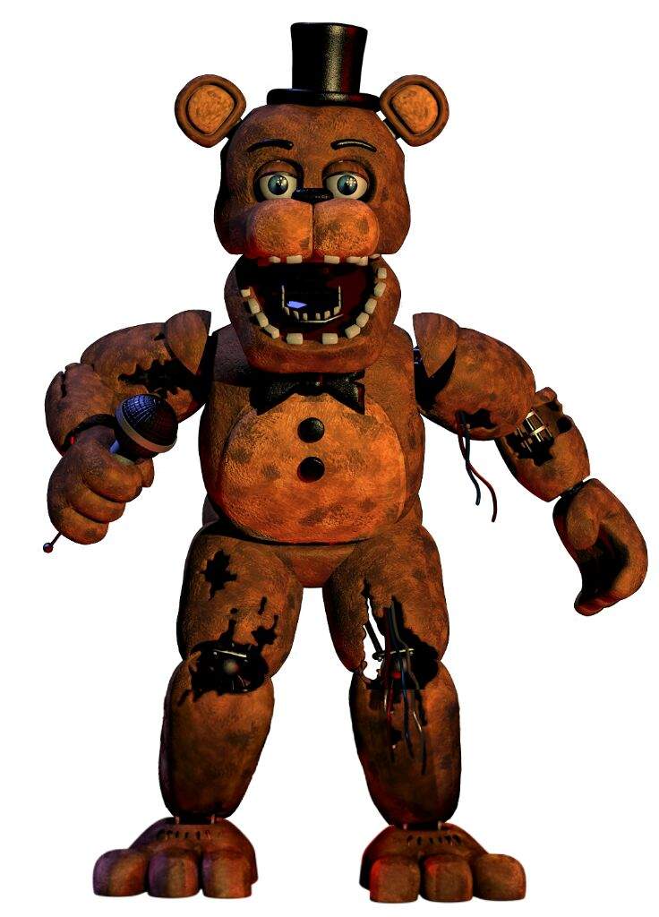 Withered Freddy Full Body In The Hall All In One Photos