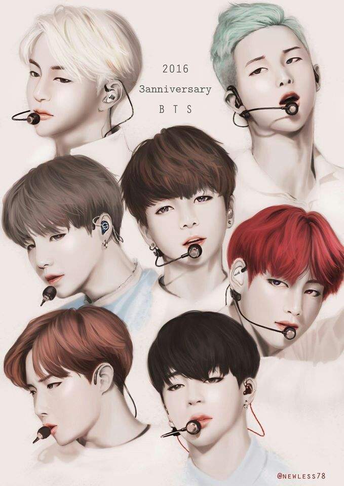 BTS Anime/Fanart | ARMY's Amino