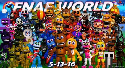 juguetes de fnaf world