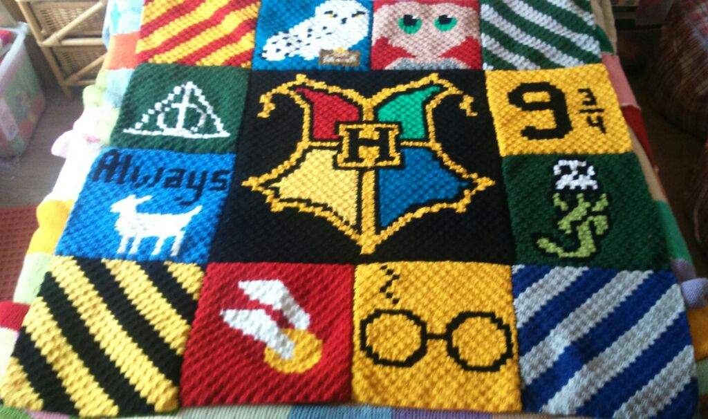 ⚡ Harry Potter C2c Blanket ⚡ 