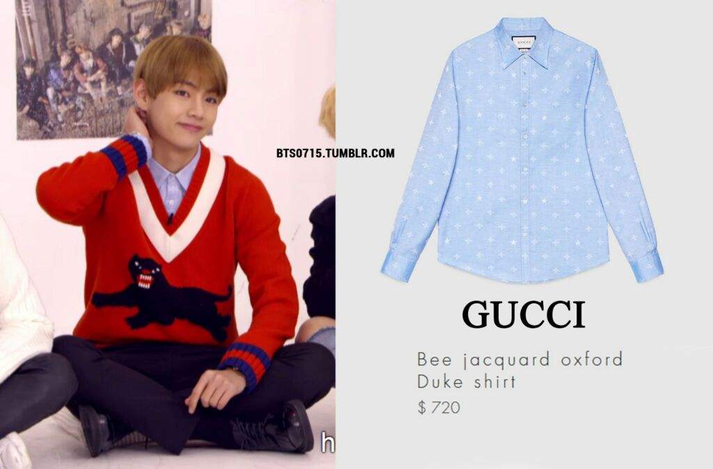 taehyung gucci shirt price
