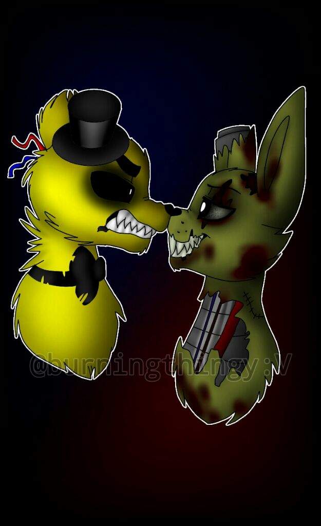 Golden Freddy Vs Springtrap Five Nights At Freddys Amino 5073