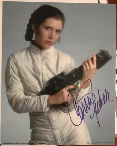 Carrie Fisher #autograph | Wiki | Star Wars Amino