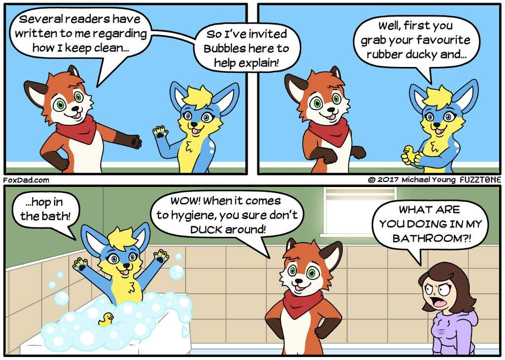 gay furry porn comic hit the showers