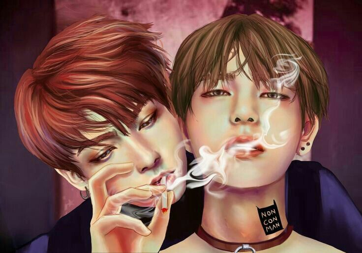 Kookv Vkook Fanart K Pop Amino