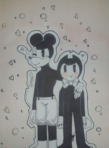 Mickey X Bendy Bendy And The Ink Machine Ptbr Amino 0285