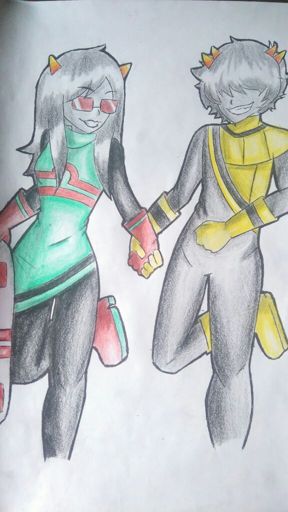 Latula Pyrope And Mituna Captor Homestuck And Hiveswap Amino